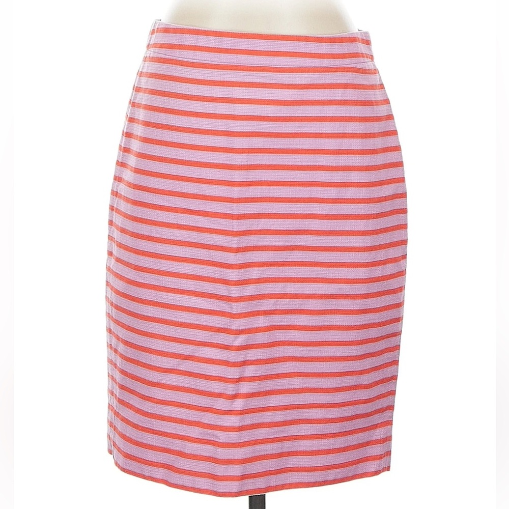 J.Crew Striped Pencil Skirt